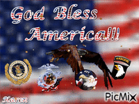 God Bless America!!! Animiertes GIF