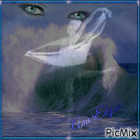 Bailando en el Mar!!Libre como el viento! - Free animated GIF