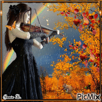 Violinist 💝🌹 animovaný GIF