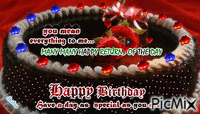 Birthday cake - Darmowy animowany GIF