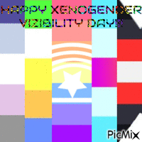 happy xenogender vizibility day!! animovaný GIF