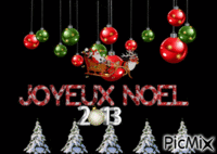 Joyeux NoËl - Безплатен анимиран GIF