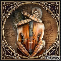 Couple en violoncelle. - PNG gratuit
