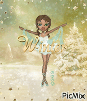 Winter Ballet - GIF animé gratuit