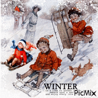 Winter and good moments animuotas GIF