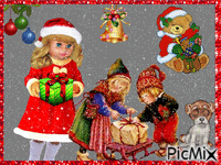 CHRISTMAS IN FAMILY - Безплатен анимиран GIF