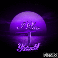 I love My Friends - Zdarma animovaný GIF