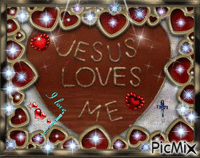 Jesus Loves Me - GIF animé gratuit