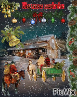 Noël dans l'ouest Américain 5 2021 Animated GIF