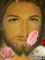 L'Amour de Jésus - GIF animé gratuit