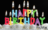 happy birthday - Darmowy animowany GIF