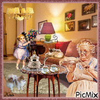visite à grand-mère 💖🌼