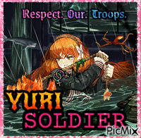 ishmael the yuri soldier - Gratis animerad GIF