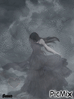 Noche nebulosa - Безплатен анимиран GIF