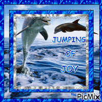 JUMPING OF JOY - GIF animado gratis