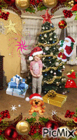 Nasza Julcia już świątecznie.. - 免费动画 GIF
