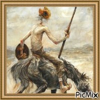 Don Quichotte par Marcel Nino Pajot. - png gratis