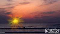 Sunset анимированный гифка