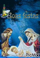 Boas Festas animovaný GIF