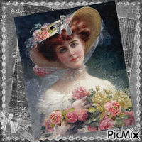 "Portrait de Femme Vintage" / "Portrait of vintage woman" / CONCOURS PICMIX