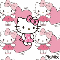 Hello kitty GIF animasi