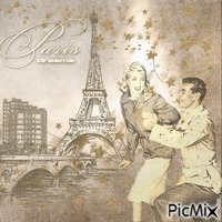 Verliebt in Paris animerad GIF
