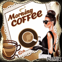 Morning coffee анимирани ГИФ