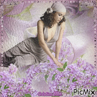 La belle au lilas par BBM Gif Animado