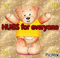 Hugs for Everyone - GIF animé gratuit