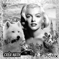 Marilyn Monroe et le loup