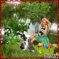 frohe Ostern - Free animated GIF
