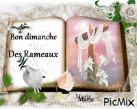 bon dimanche des rameaux animovaný GIF
