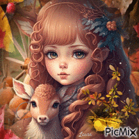 Autumn autunno doll laurachan - GIF animado gratis