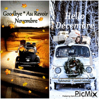 Au Revoir Novembre Goodbye November - Free animated GIF