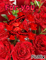 Roses GIF animasi