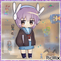 Yuki Nagoto Chibii! animēts GIF