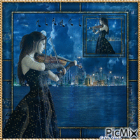 femme au violon