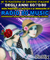 RADIO 80 MUSIC - Ilmainen animoitu GIF