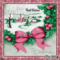 Best Wishes at Christmas animasyonlu GIF