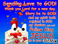 Sending LOVE to GOD! - Gratis animeret GIF
