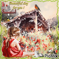 Its Summer. Beautiful day to you... 动画 GIF