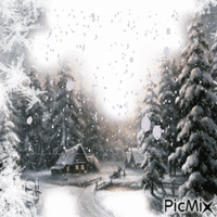 l'hiver animovaný GIF
