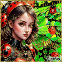 Ladybug animovaný GIF