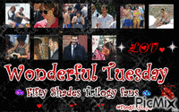 Wonderful Tuesday Fifty Shades Trilogy Fans κινούμενο GIF