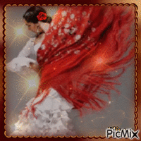 Dançarina de flamenco