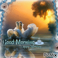 Good Morning happy Sunday анимирани ГИФ