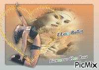 I love ballet - Zdarma animovaný GIF
