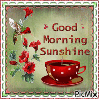 good morning sunshine - GIF animasi gratis
