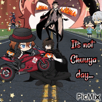 Its not Chuuya day animovaný GIF