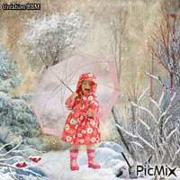 Tombe la neige!! par BBM - Gratis animerad GIF